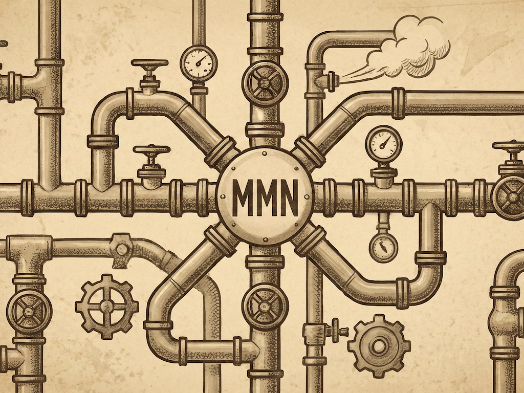 Mills Mainline Network visualization